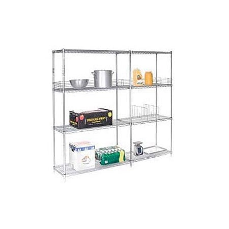 Nexel    Poly-Z-Brite    Wire Shelving Add-On 24W X 14D X 63H